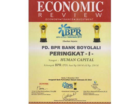 Anugerah BPR 2015 - Human Capital